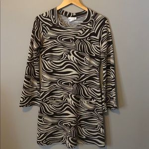 Animal inspired print dress